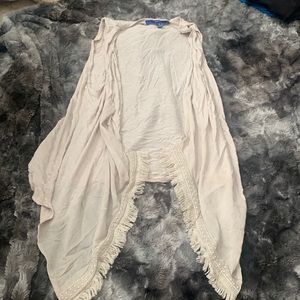 Sleeveless Cardigan Boho Vest